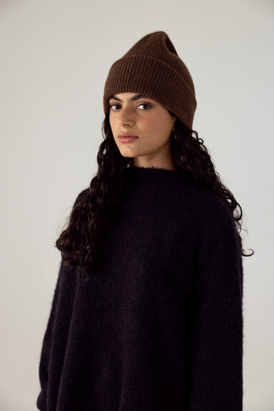 Hinoki Beanie - Chestnut