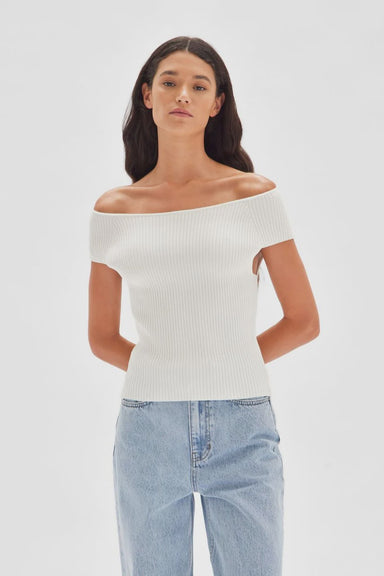 Lillian Knit Top - Antique White