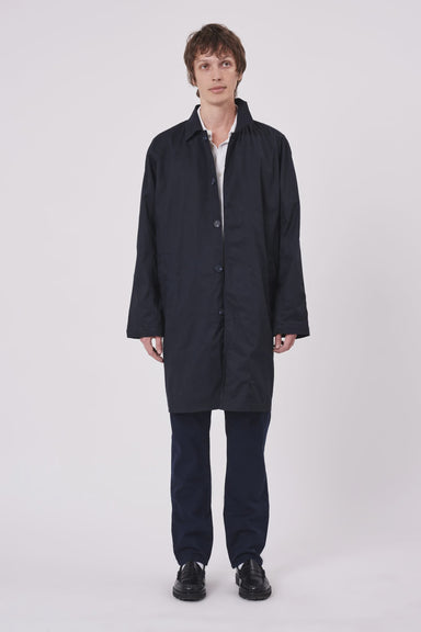 Turner Coat - Waxed Navy