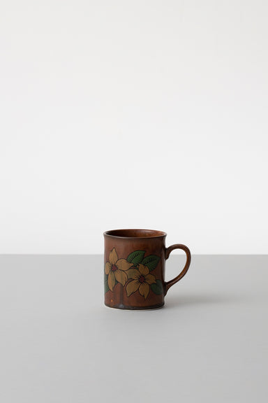 Bon Flower Mug - Brown