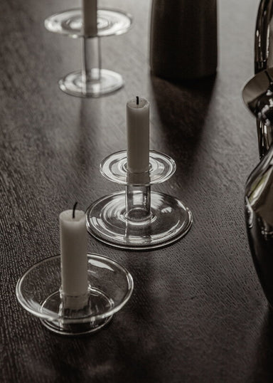 Abacus Candle Holder 5.5cm - Clear