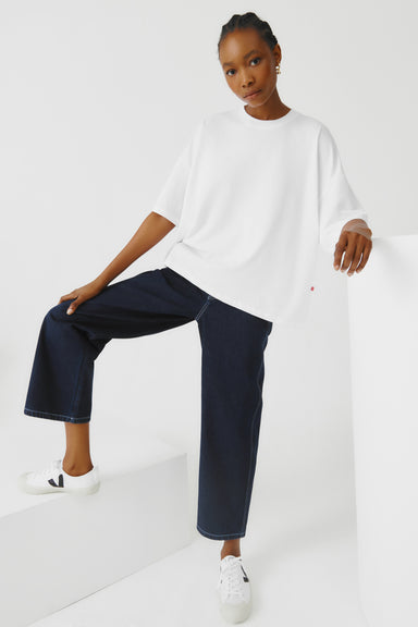 Oversized Boxy Tee - White