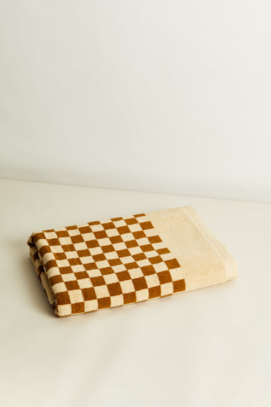 Roman Pool Towel - Cedar / Sand