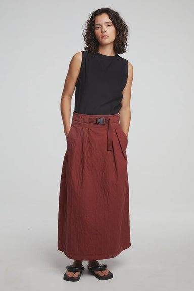 Tulip Skirt - Mighty Cotton Cinnamon