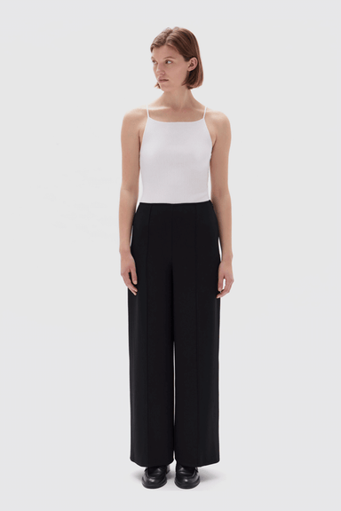 Sabine Crepe Trouser - Black