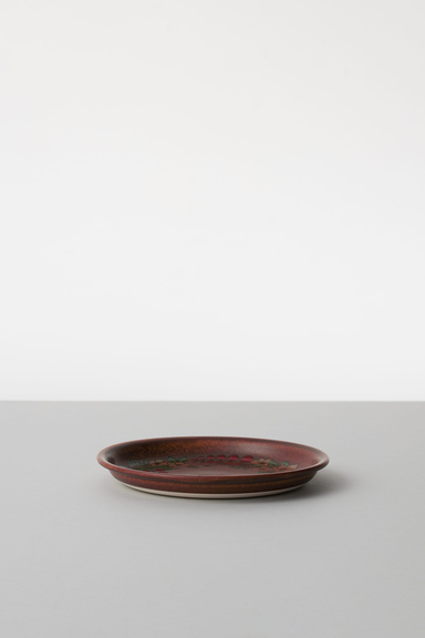 Bon Flower Plate - Brown