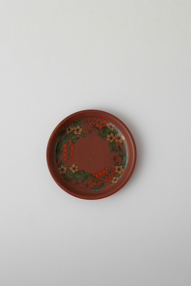 Bon Flower Plate - Brown