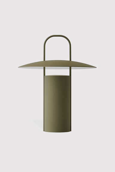 Ray Portable Table Lamp - Dusty Green